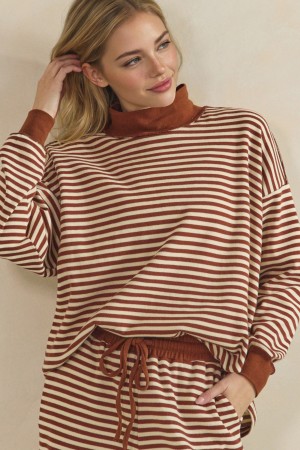 UT7097SET<br/>Casual loungewear top and pants set